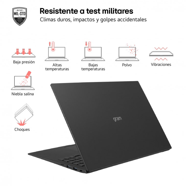 LG gram Pro 16Z90SP Windows 11 Home/ i7/ 16GB/ 512GB SSD/ 1,1Kg/ 24,5h, 16Z90SP-K.AA75Z.EEES.C